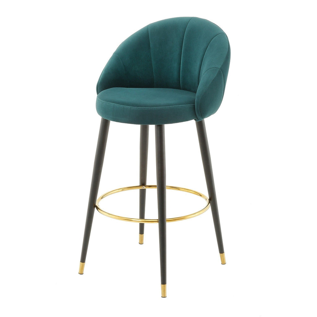 Ashley Highback Stool (Teal)