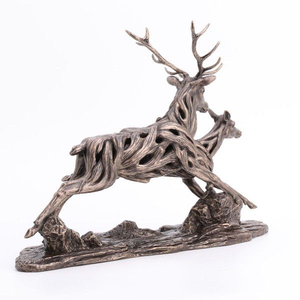 Driftwood Running Deers