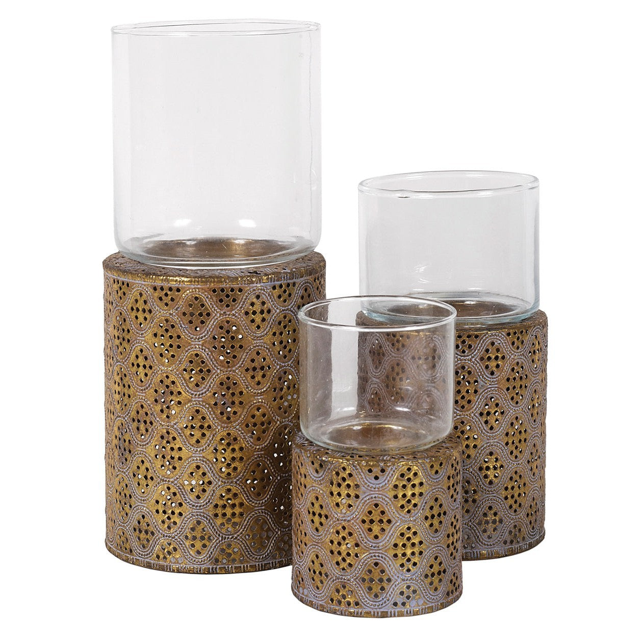 Hazel Candle Holders Set / 3