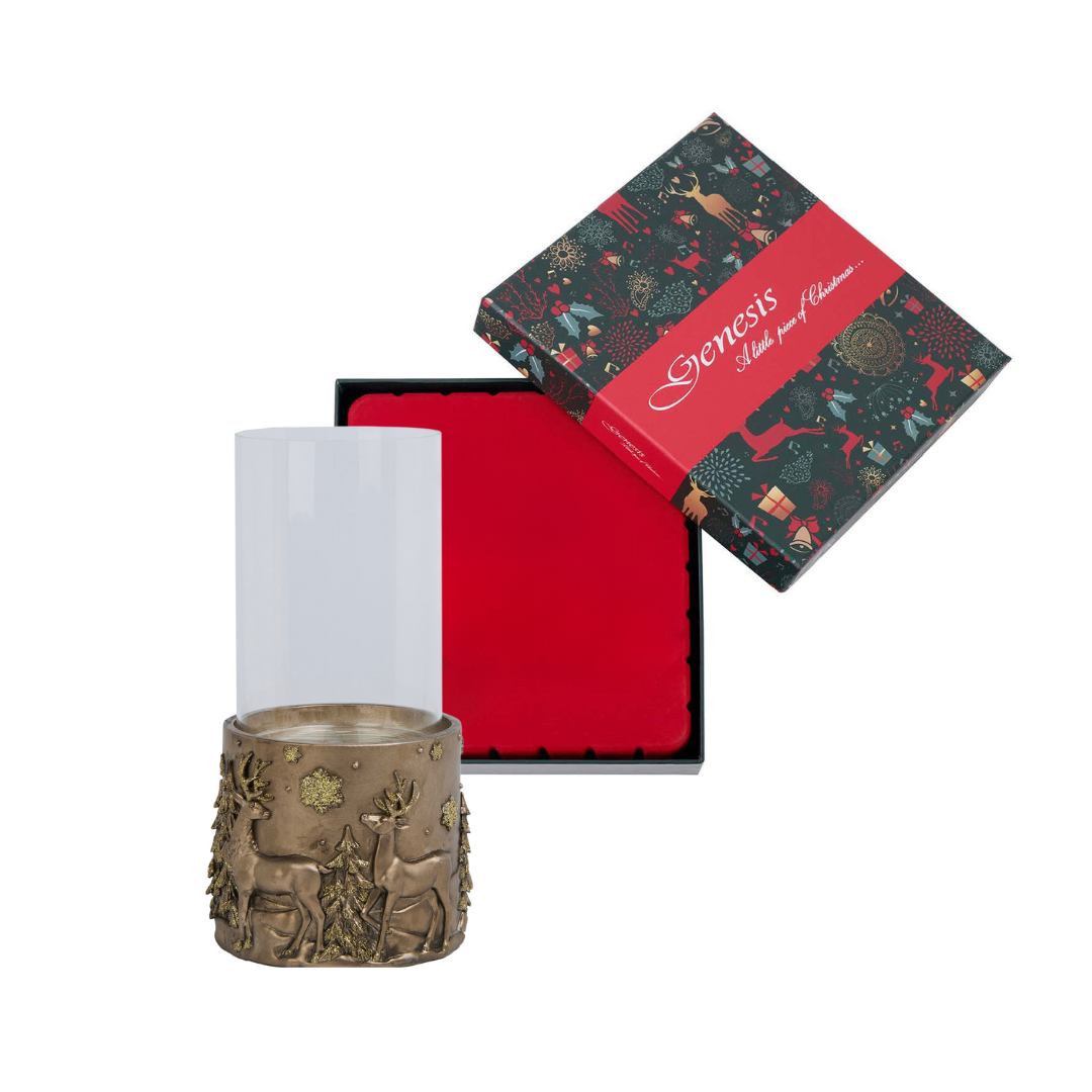Christmas Deer Candle Holder