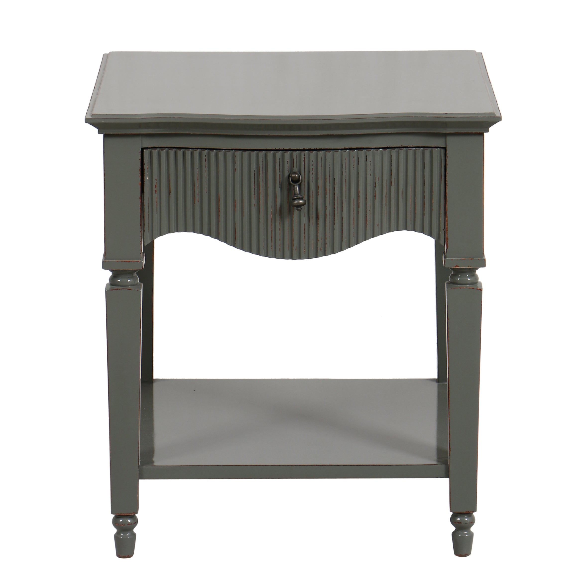 CamIlle Side Table (Grey Green)