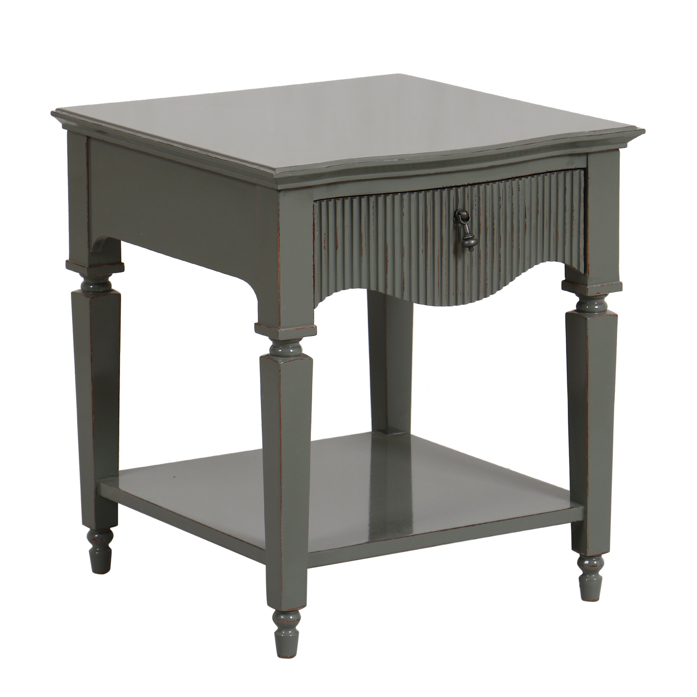 CamIlle Side Table (Grey Green)