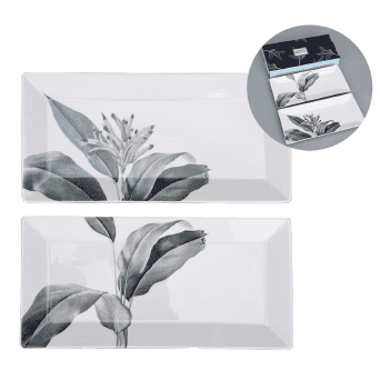 Birds of Paradise Set of 2 Platters