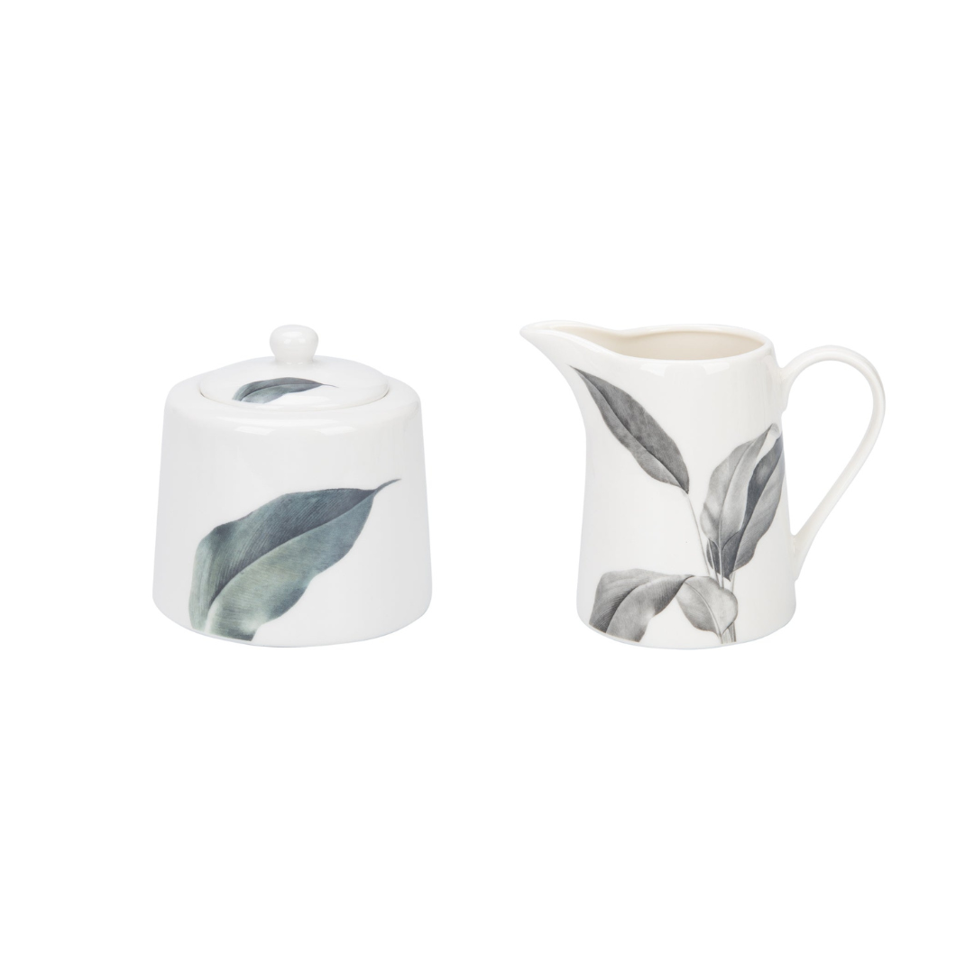 Birds of Paradise Sugar Bowl & Milk Jug Set