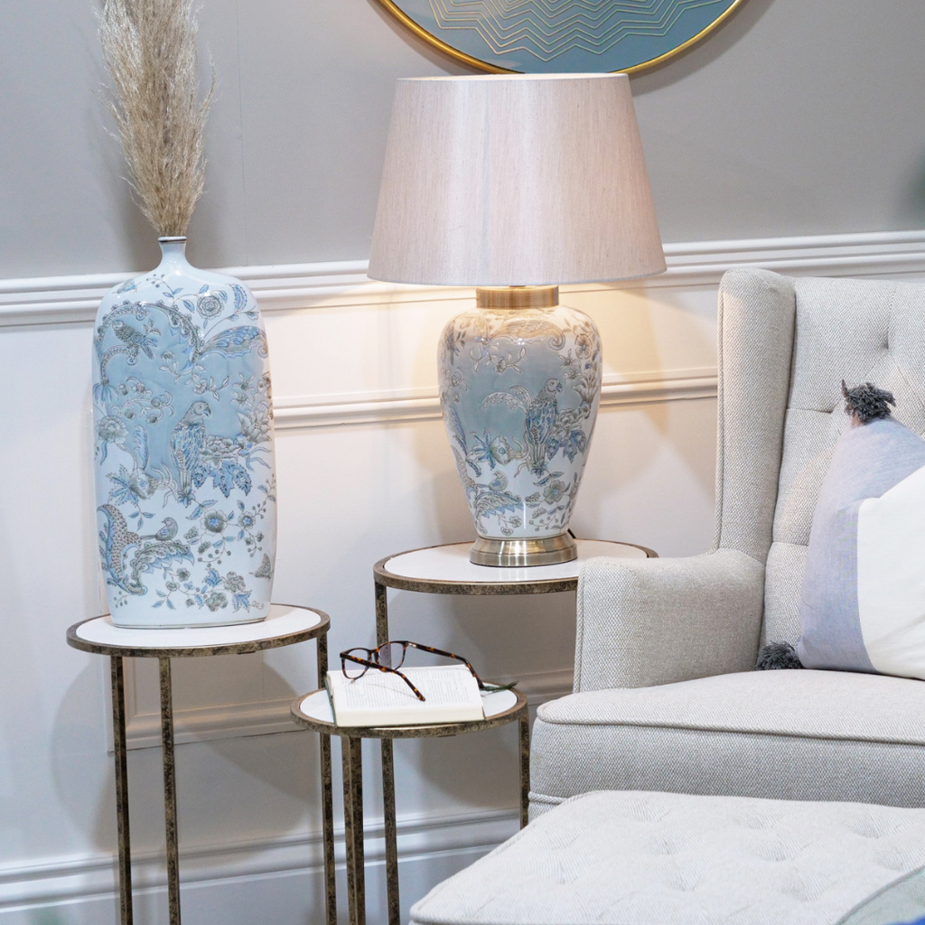 Marble Top Nest of 3 Tables