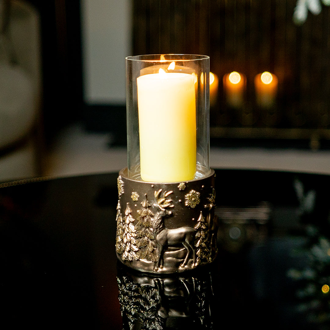Christmas Deer Candle Holder