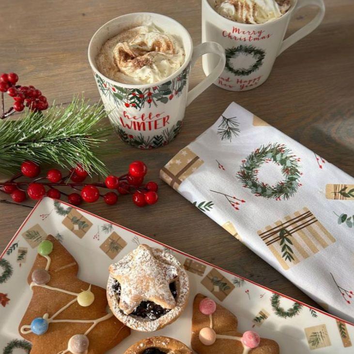 Christmas Spirit Set Of 6 Mugs