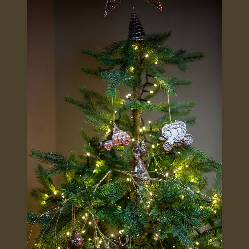 Carriage & Mask Christmas Tree Ornament