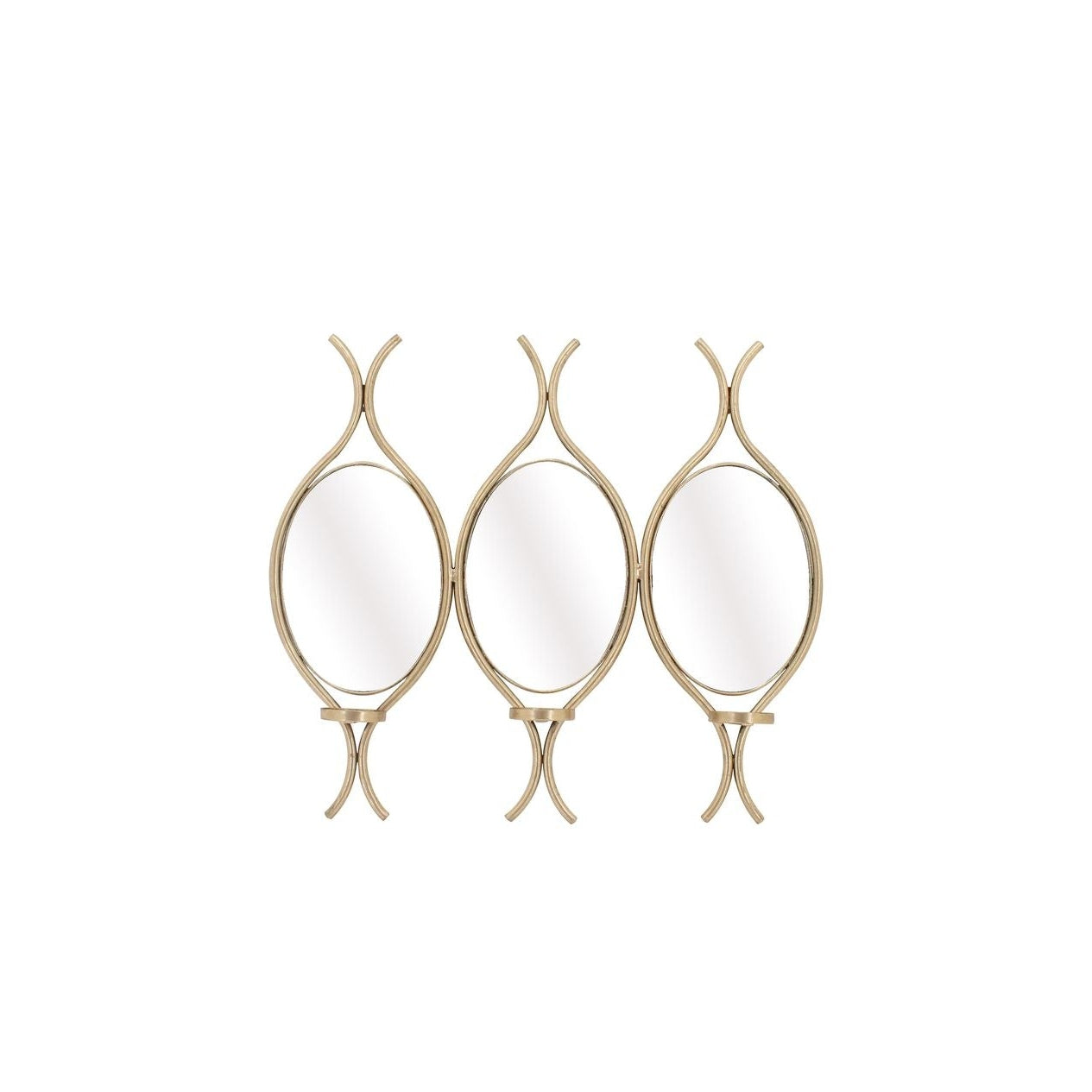 Claude Mirror Wall Sconce Triple