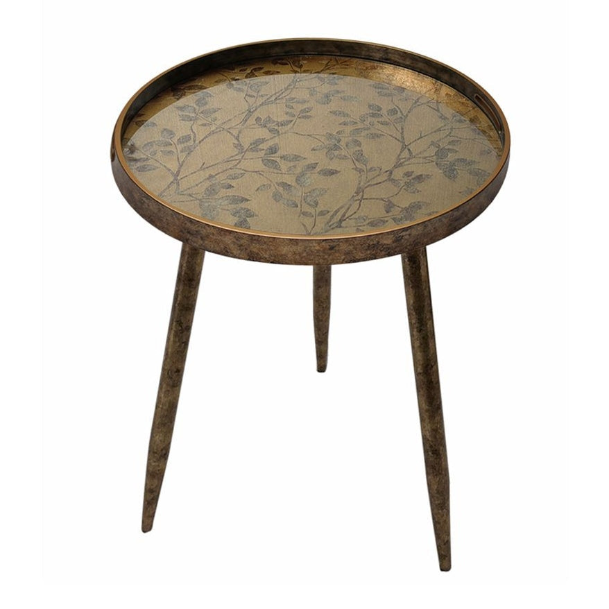 Oriental Floral Side Table