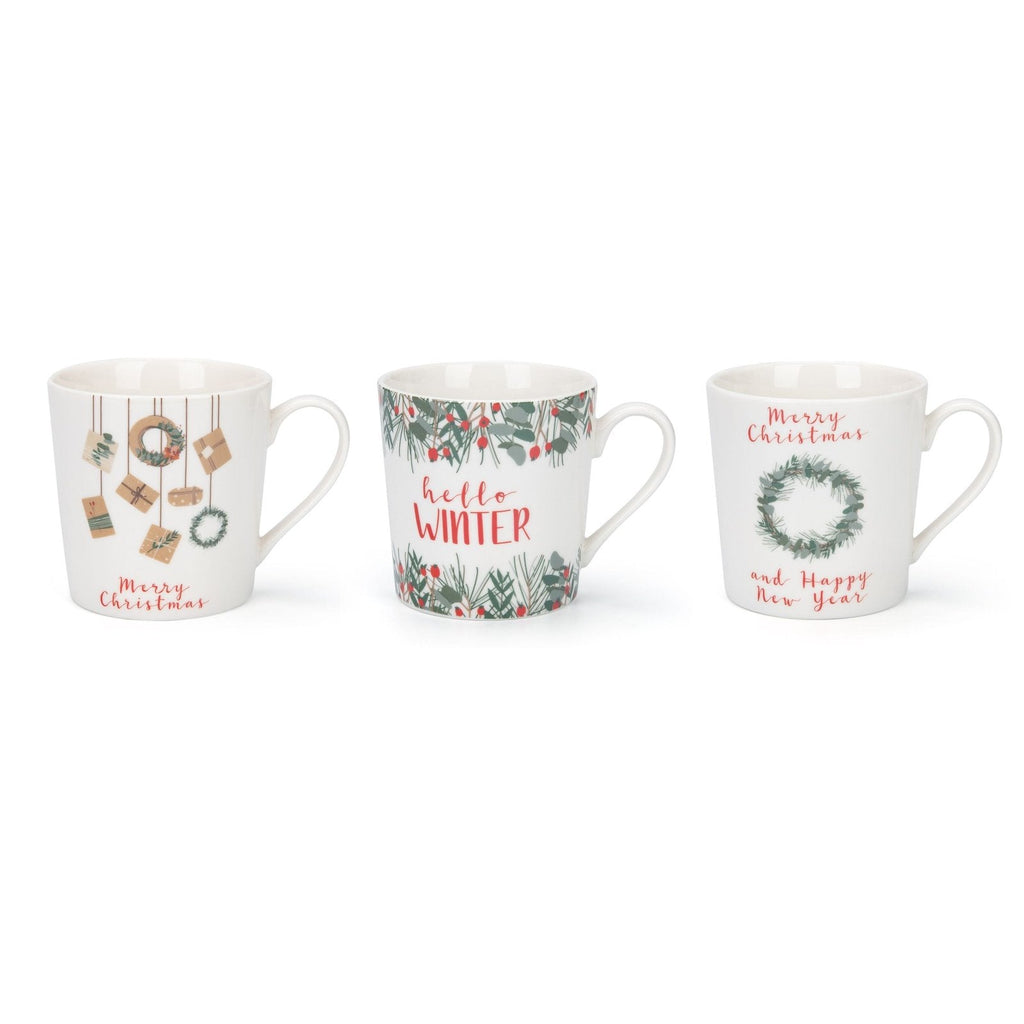 Christmas Spirit Set Of 6 Mugs