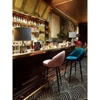 Ashley Highback Stool (Teal)